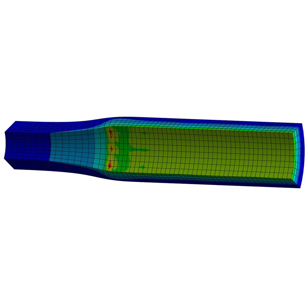 Non-Linear Arterial Stent FEA